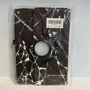 iPad 9th Gen folio Case, Black & White Marble NEW!